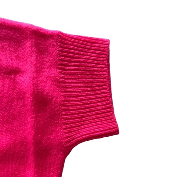 NWT Scott & Scott London Brontë 100% Cashmere Pink Fuchsia Sweater Size M - Picture 6 of 11